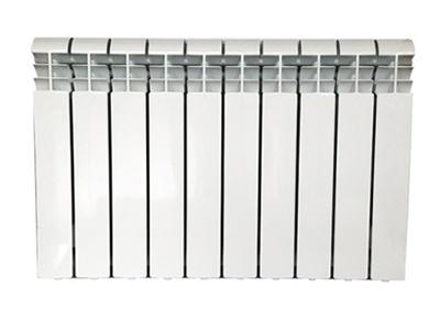 Cutaway view of bimetal radiator